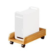Adaptable Wooden CPU Rack On Casters Designed For Office Or-YM