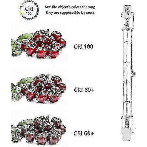 Compatible with outdoor floodlight halogen bulbs 500W R7s - 5 pack 118mm linear 2