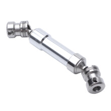 1 StüCke Metall Hinten Mittelantriebswelle CVD Getriebewelle für 1:12 12428 12423 RC Auto Kurzen Kurs WüSte Buggy Off-Road Silber