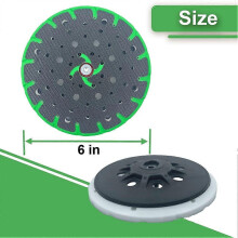 Pachet de 2 discuri abrazive compatibile cu discuri abrazive Festool 202463 RO 150 FEQ de 6" pentru discuri abrazive de schimb, suport abraz