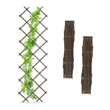 Lot de 3 treillis extensibles pour plantes, 180 x 60 cm