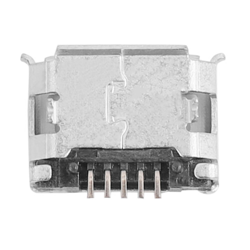 60Pcs Micro-USB Type B Female 5 Pin SMT Placement SMD DIP Socket Connector 1