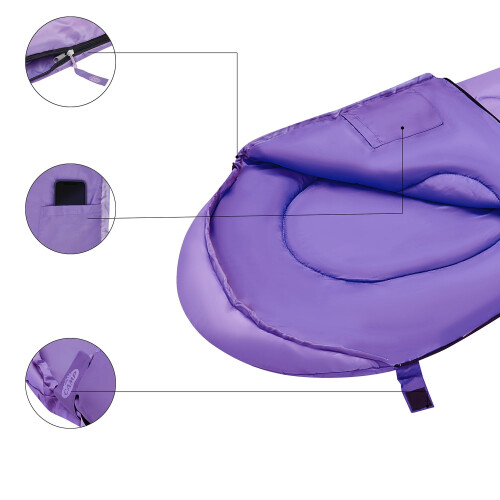 Violet Junior Schlafsack - Leicht, Kompakt 1
