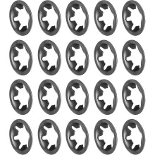 M3 Internal Tooth Star Tightening Self-Locking Lock Washer x 20PCS 65Mn Spring Steel for Machinery and Equipment, [ID 2.5mm x OD 9mm]