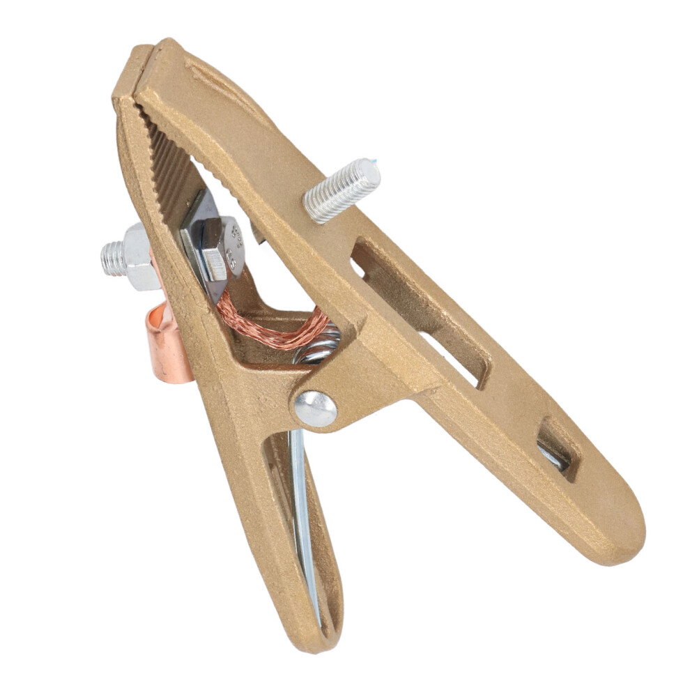 Heavy Duty A-Shaped Ground Clamp 500A Brass