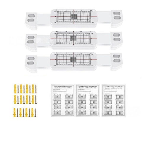 Scheurmonitors Acrylmeetroosters Betonscheurmonitoring Record-A