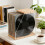 Wooden Record Storage Box With Acrylic Panel For Home 2