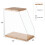 Wooden Record Storage Box With Acrylic Panel For Home 4