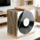 Wooden Record Storage Box With Acrylic Panel For Home 6