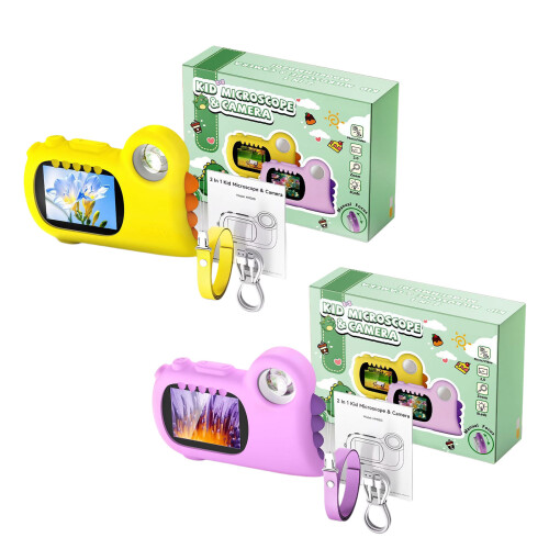 Wetenschapsexperimentmicroscoop voor kinderen met gladde-Paars 1