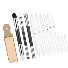 13 Part Art Set With Sturdy Rice Paper For School Assignments