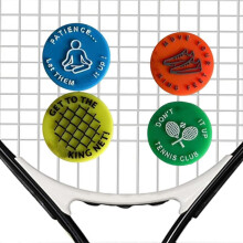 3cm 4 Pcs Spicy/Aggressive Reminder to Keep You On Your Tennis Game - Tennis Vibration Dampener Tennis Racket Dampener The Best Tennis Gift for Every