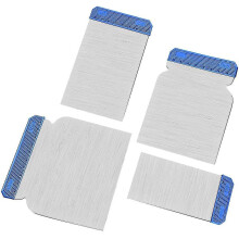 4 Pieces Shankless Blade Painting Tools Seriously Good Continental Filling Knives (50mm+80mm+100mm+120mm)