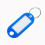 Rectangle Plastic Keychain Name Tag Keyring Pets Office Management 50Set 2