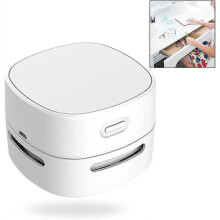 Mini Cordless USB Rechargeable Table Vacuum Cleaner, Desktop Vacuum, Handheld Sweeper, Table Dust Remover, for Table, Desk, Cushion, Car, Keyboard