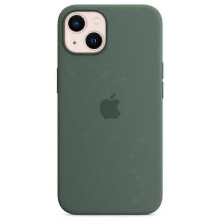 (Midnight Green, Green) For iPhone 13 Compatible with MagSafe Liquid Silicone Phone Back Cover [Induction Popover]