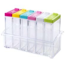 Spice Shaker Jars, Plastic Seasoning Shaker Box Condiment Set for Travel, Seasoning Storage Containers,Random Color