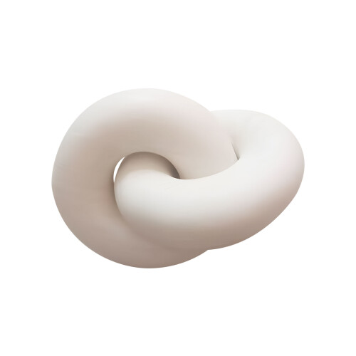 Cercles fusionnés en bois de base Création décorative Pour-Blanc