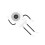 Ventilateur de bureau Rechargeable USB avec ventouse,-Blanc 1