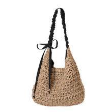 Sacs de plage pour femmes, sac de paille d'été, sac fourre-tout