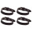 4Pcs Windbreaker Sleeve Extension Strap Adjustable PU-Design 3 1