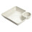 Multi Compartment Sauce Dish For Dumplings Fries Sushis-White 1