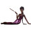 ABS abstrakte Skulptur Ornament dekorativer Duftstäbchenhalter-E 1