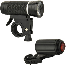 ProLine Fahrrad Set LED Alu Frontlicht + Rücklicht 30 Lux