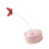 USB-wiederaufladbares, automatisch flatterndes-Rosa 1