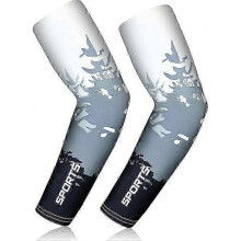 (XXL) Cooling Arm Sleeves,UV Protection Ice Sleeves,Moisture Wicking Gloves to Cover Arm for Driving Golf Cooling Arm Sleeves UPF 50