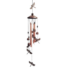 Elegantes Metall-Windspiel mit Tiermotiv, ideal für-9