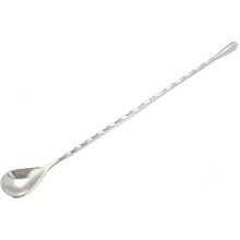Teardrop Mixing Spoon 30cm 304 Stainless Steel for Cocktails and Drinks - Professional Bar Spoon Mixology Tool for Bars Restaurants