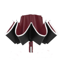 Sun Umbrella, Pocket Umbrella with  Auto Open Compact Sun Umbrella Lightweight, Windproof, And Perfect for Rain Sun Protection Outdoor(wine Red)