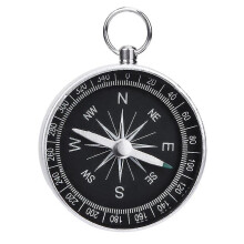 Mini Metal Compass Outdoor Hiking Camping Watch Style Vintage Keyring