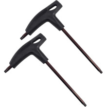 2 Pcs Alloy Steel Bike Beake Disc Wrenchs Bicycle Brake Disc Removal Tools T Shape Hexagon Wrenchs