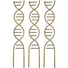 Set of 3 iron climbing plant supports for indoor or outdoor use - Artistic frame - Potted vine support