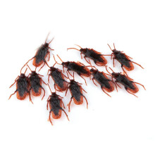 (Cockroach) 10pack Imitation Insects Fake Centipede Toys Realistic Bugs Prank Joke Gift G