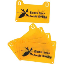 Pack Electric Fence Warning Signs Electric Fence Safety Label Electric Fence Accessories Electric Fence Warning Sign