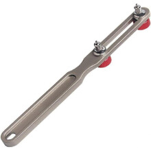 Steel watch case opener for battery replacement and repair, offering durable and reliable performance (round)