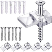 20 Pack Mirror Holder Clips Dlass Retainer Clips Kit Mirror Hanging Kit Mirror Hanging Hardware