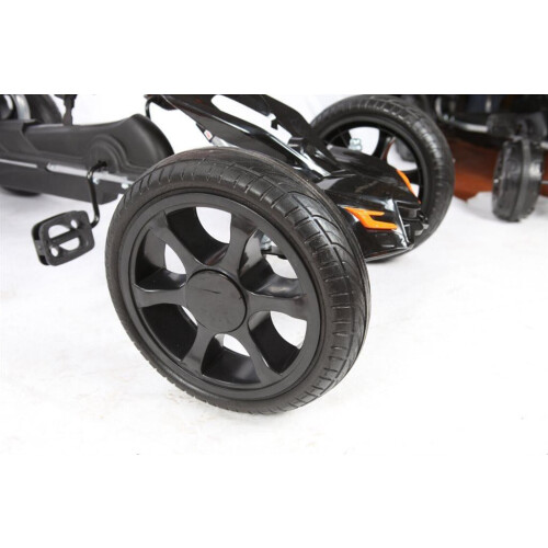 Thunder Eva Rubber Wheel Go Kart Orange 2