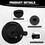 Compatible With Ninja Creami Outer Bowl Lid Replacement Part for Ice Cream Maker (Paddle Not Included)_M 2