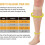 2 Pairs Sheer Compression Socks for Women - 15-20 mmHg Knee High Sheer_M 2