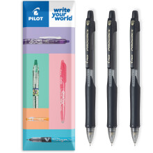 Pilot Progrex Mechanical Pencil Black Barrel 0.9mm Nib Pack of 3