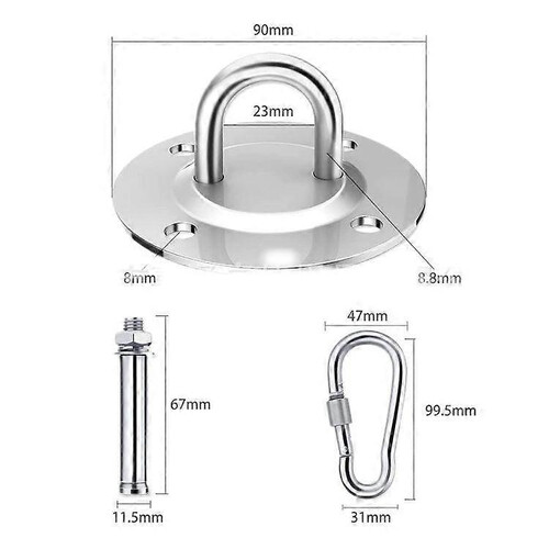 Ceiling Hook Wall Mount Hook For Hanging Hammock_M 1