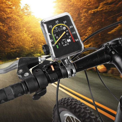 Bike Speedometer, Bike Speedometer Bike Computer Mountain Bike Code Table Waterproof Mechanical Odometer For Bikes_M 2