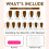 23Pcs/Pack Golden Lines Embellishments Beads False Nail 3