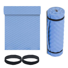 Camping Mat Waterproof EVA Foam Exercise Mat Extra Thick Lightweight Yoga Mats with Elastic Straps