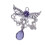 Wing Charm Featuring Crystals Accent Sturdy Alloy-A 1