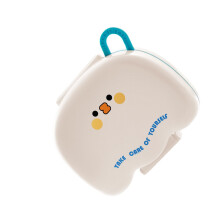 Clear View reisvriendelijke pillendispenser met-Wit